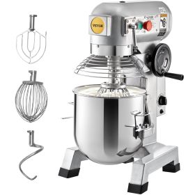 VEVOR Commercial Food Mixer, 20Qt Commercial Mixer with Timing Function