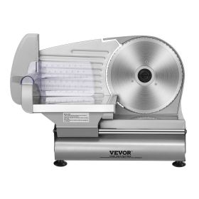 VEVOR Meat Slicer, 180W Electric Deli Food Slicer with 7.5" SUS420 Stainless Steel Blade and Blade Guard