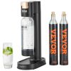 VEVOR Sparkling Water Maker, Soda Maker Machine for Home Carbonating, Seltzer Water Starter Kit with BPA-free 1L PET Bottle, 2 CO2 Cylinders