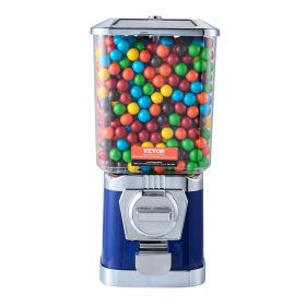 VEVOR 17"H Gumball Machine Vending Coin Bank Vintage Candy Dispenser PC Bule