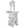 VEVOR Commercial Electric Meat Bandsaw, 850W Stainless Steel Vertical Bone Sawing Machine, Workbeach 23.6" x 18.3", 0.16-9.1 Inch Cutting Thickness