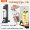 VEVOR Sparkling Water Maker, Soda Maker Machine for Home Carbonating, Seltzer Water Starter Kit with BPA-free 1L PET Bottle, CO2 Cylinder