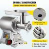 VEVOR Commercial Meat Grinder,550LB/h 1100W Electric Meat Grinder, 220 RPM Heavy Duty Stainless Steel Industrial Meat Mincer w/2 Blades