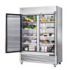 VEVOR Commercial Refrigerator 44.21 Cu.ft, Reach In 54.4" W Upright Refrigerator 2 Doors