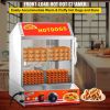 VEVOR Hot Dog Steamer, 27L/24.52Qt, 2-Tier Hut Steamer for 175 Hot Dogs & 40 Buns