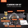 VEVOR Smoking Gun Kit, Old Fashioned Wood Smoke Infuser, Cocktail Smoker with Four Flavors of Wood Chips and Accessories