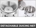 VEVOR Commercial Juice Extractor Heavy Duty Juicer Aluminum Casting and Stainless Steel Constructed Centrifugal Juice Extractor Juicing both Fruit and