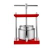 VEVOR Fruit Wine Press, 0.53 Gallon/2L, 2 Stainless Steel Barrels, Manual Juice Maker