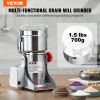 VEVOR 700g Electric Grain Mill Grinder, High Speed 2500W Commercial Spice Grinders, Stainless Steel Pulverizer Powder Machine