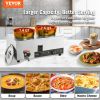 VEVOR Electric Soup Warmer, Dual 7.4QT Stainless Steel Round Pot 86~185¬∞F Adjustable Temp