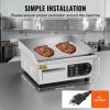 VEVOR Commercial Electric Griddle, 1700W Countertop Flat Top Grill, 122¬∞F-572 ¬∞F Adjustable Temp