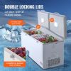 VEVOR Chest Freezer, 19.8 Cu.ft / 561 L Large Deep Freezer with Split Top Double Locking Lids