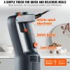 VEVOR Commercial Immersion Blender, 750W 20" Heavy Duty Hand Mixer, Variable Speed Kitchen Stick Mixer with 304 Stainless Steel Blade