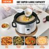 VEVOR Slow Cooker, 8QT 320W Electric Slow Cooker Pot with 3-Level Heat Settings Digital Slow Cookers with 20 Hours Max Timer, Locking Lid