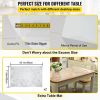 VEVOR Plastic Table Cover 42 x 60 Inch, 1.5 mm Thick Clear Table Protector, Rectangle Clear Desk Mat