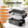 VEVOR Smokeless Indoor Grill, 110 sq.in 1500W Electric BBQ Grill with Non-Stick Surface, Adjustable Temperature, Turbo Smoke Extractor