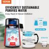 VEVOR Water Distiller, 4L 1.05 Gallon Pure Water Purifier Filter For Home Countertop, 750W Distilled Water Maker